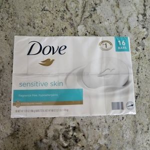 Dove Sensitive Bar Soap 16 Pack